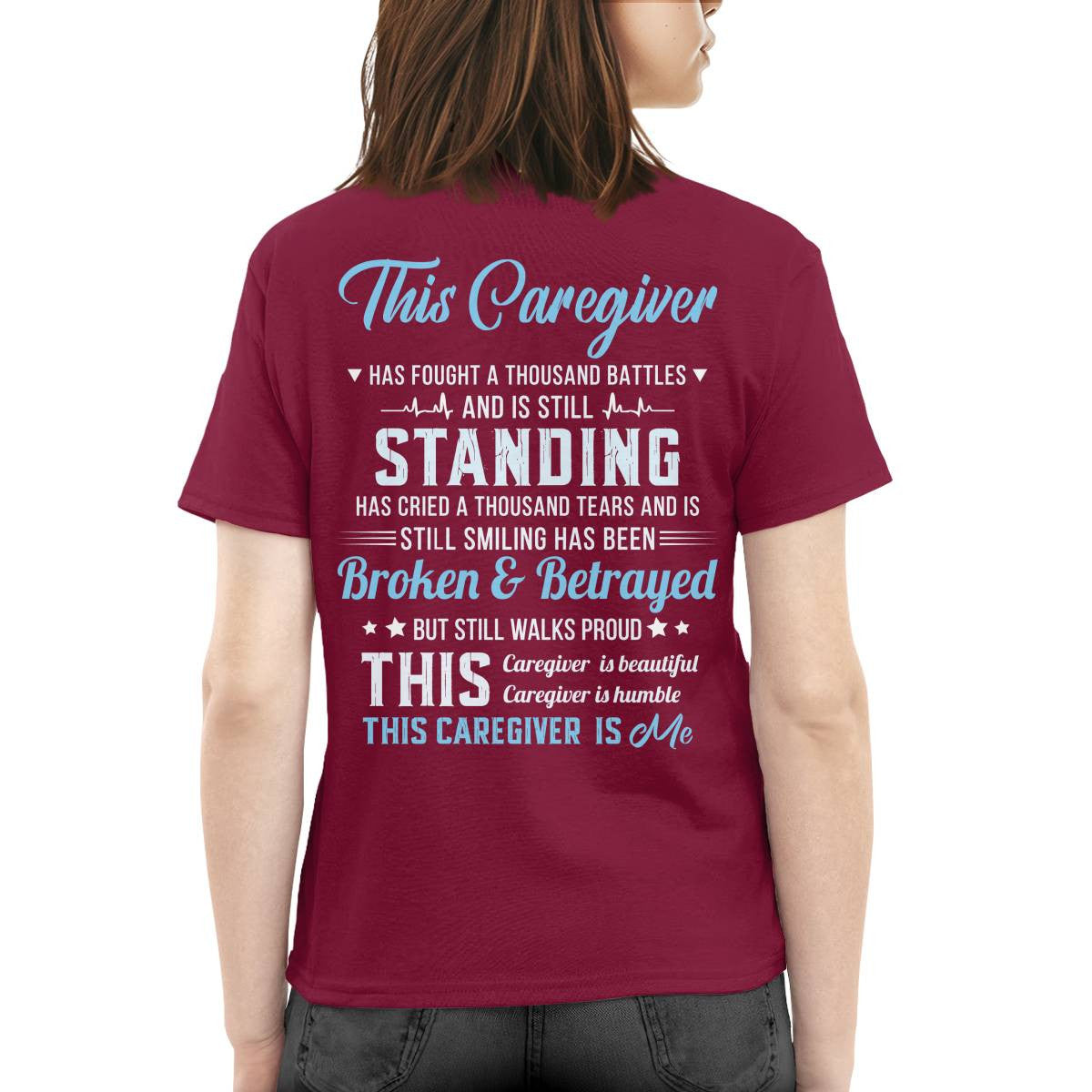 Awesome Caregiver-T-shirt-#F250724SMLNG1BCAREZ8