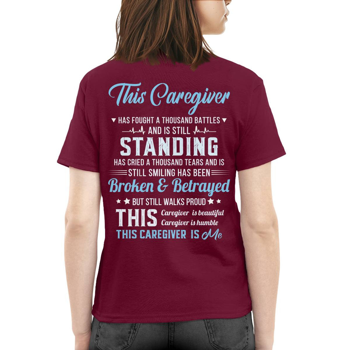 Awesome Caregiver-T-shirt-#F250724SMLNG1BCAREZ8