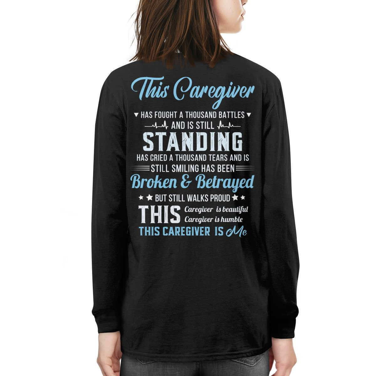 Awesome Caregiver-T-shirt-#F250724SMLNG1BCAREZ8