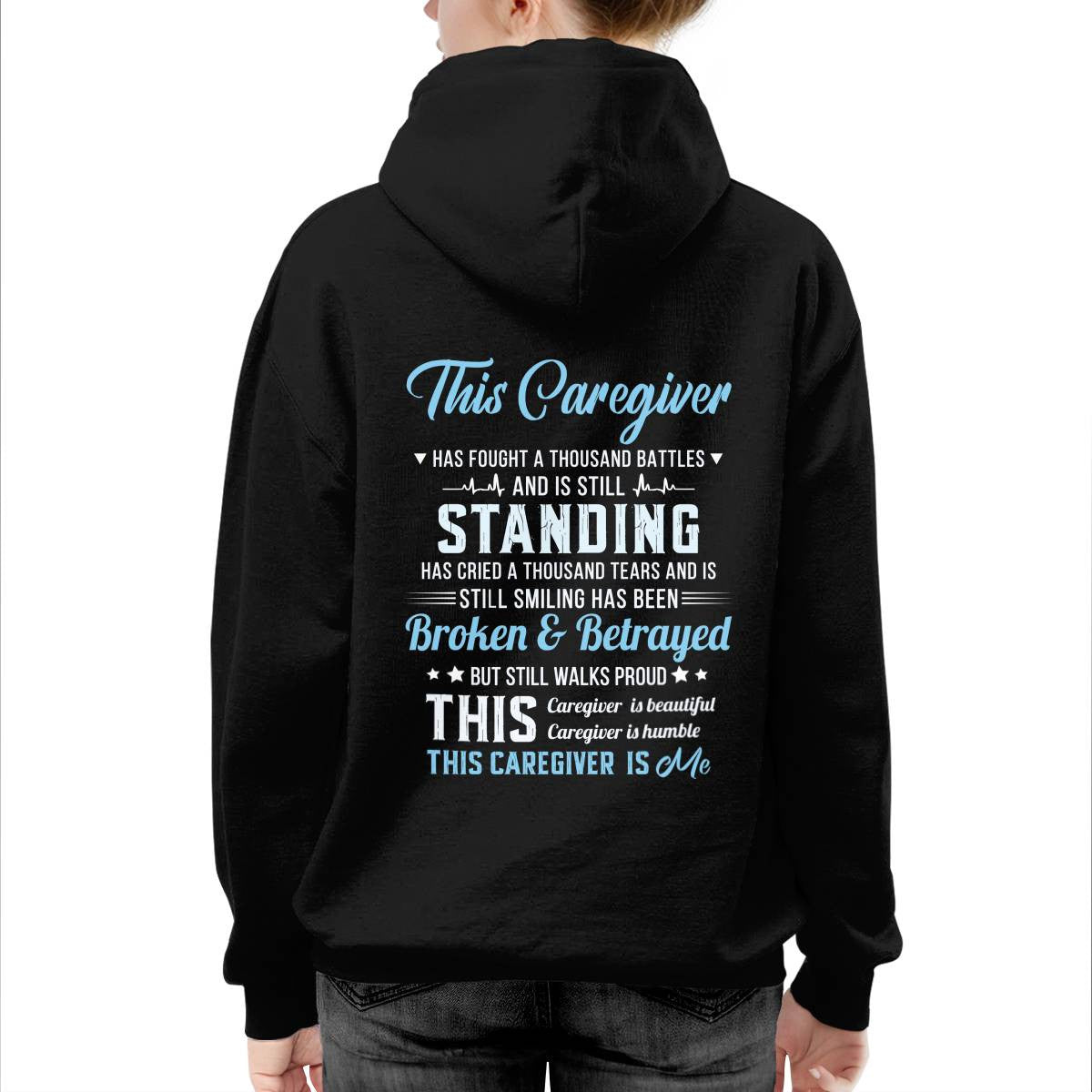 Awesome Caregiver-T-shirt-#F250724SMLNG1BCAREZ8