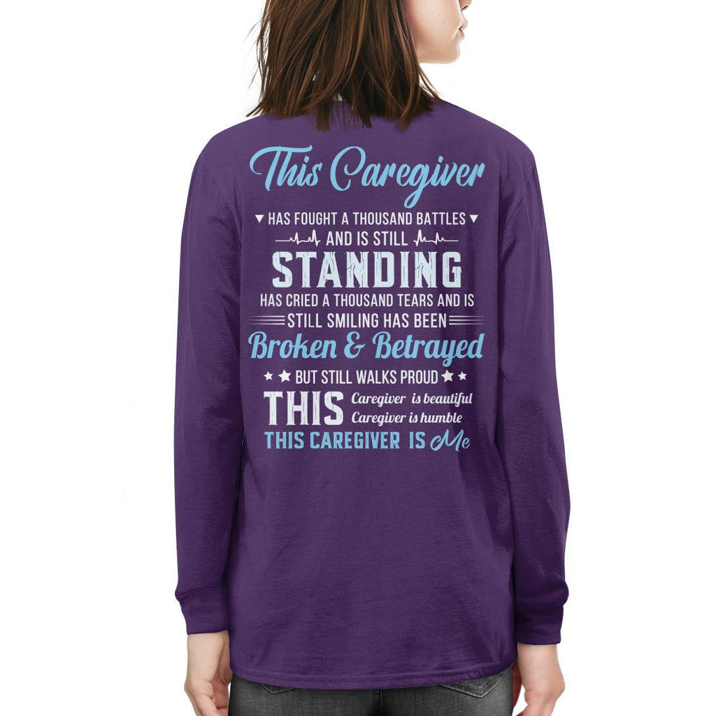 Awesome Caregiver-T-shirt-#F250724SMLNG1BCAREZ8