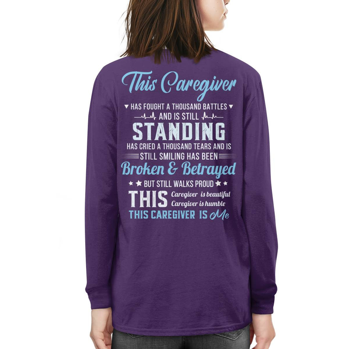 Awesome Caregiver-T-shirt-#F250724SMLNG1BCAREZ8