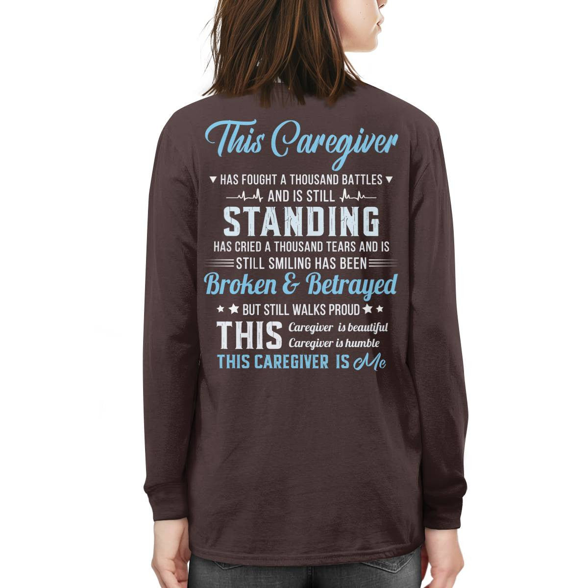 Awesome Caregiver-T-shirt-#F250724SMLNG1BCAREZ8