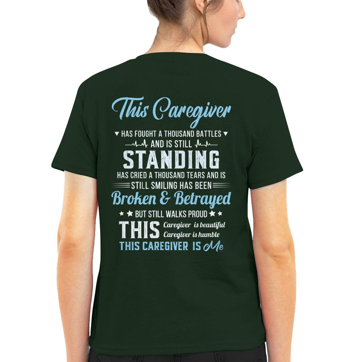 Awesome Caregiver-T-shirt-#F250724SMLNG1BCAREZ8