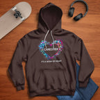 Awesome Caregiver Its a work of heart-T-shirt-#F290624WORKOF7FCAREZ4