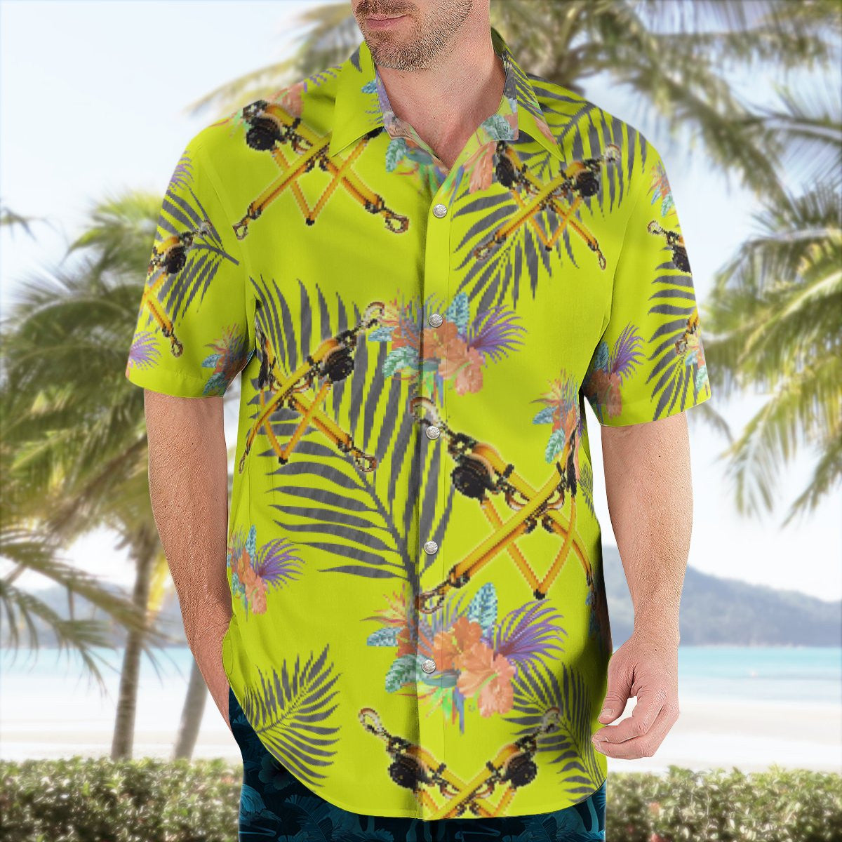 Awesome Lineman-AOP Hawaii Shirt - grunx260804-0319
