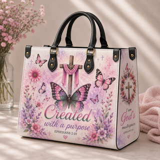 Created with a Purpose PU Leather Handbag