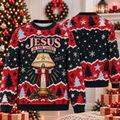 Jesus Light Of The World Ugly Sweater