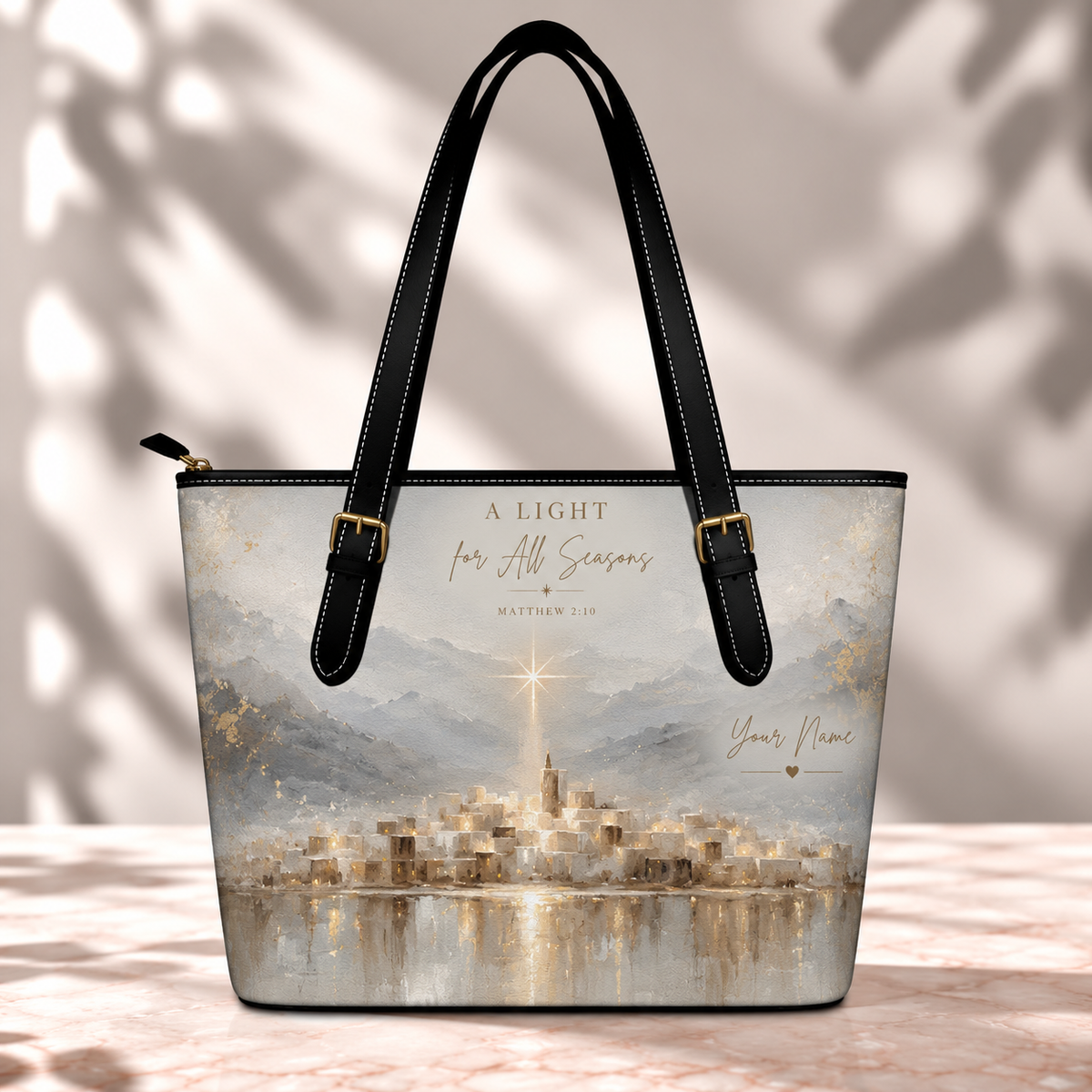 Personalized All Seasons Bethlehem Star Saddle Bag