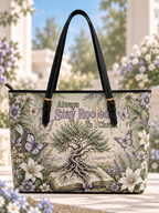 Always Stay Rooted In Christ Bible Tree Saddle Bag