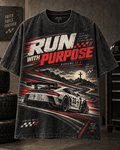 Run With Purpose Christian Race Car T-Shirt