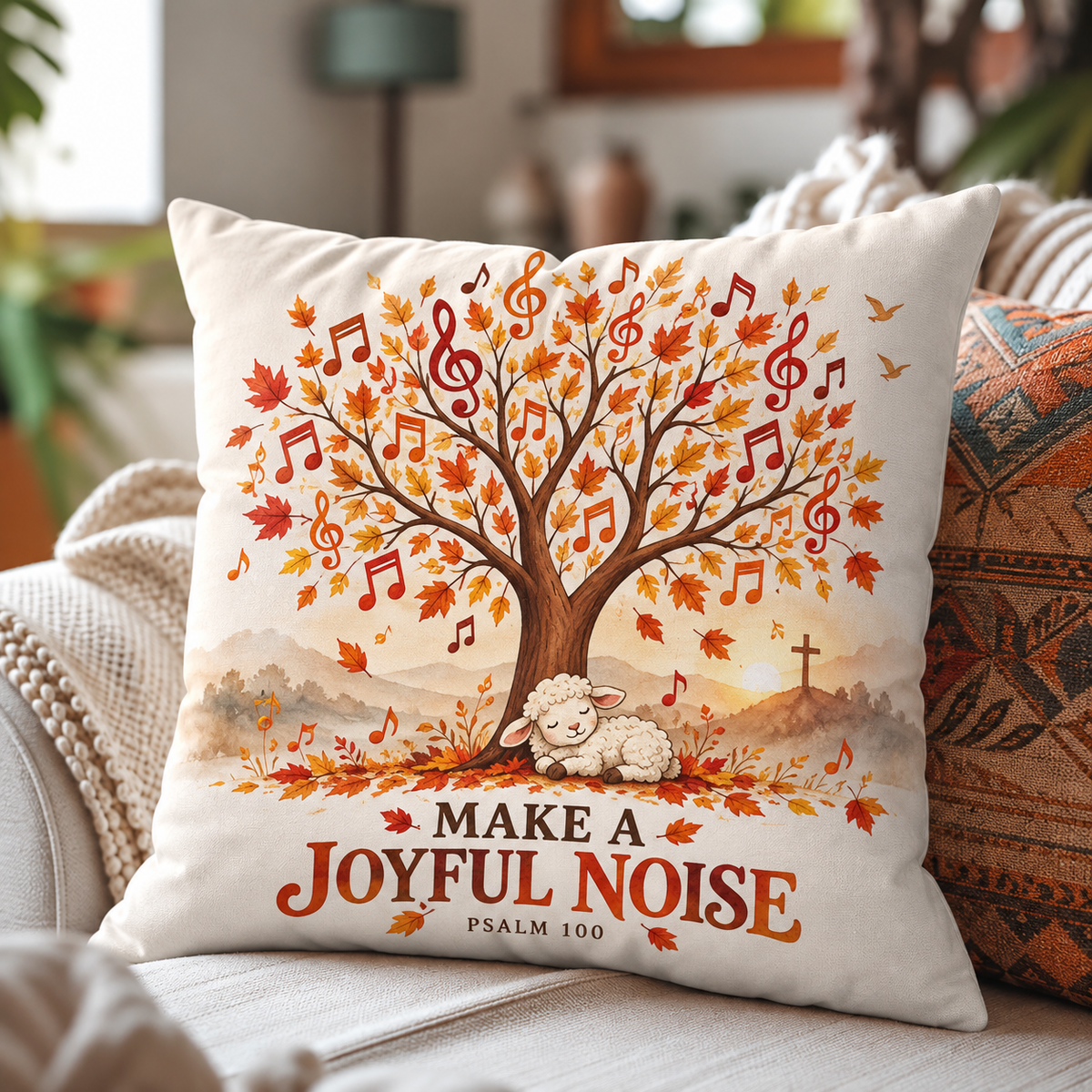 Make A Joyful Noise Pillow