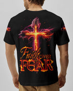 Faith Over Fear Men's All Over Print Shirt - Trunx999255