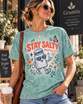Stay Salty Matthew 5:13 Retro Salt Shaker Christian T-Shirt