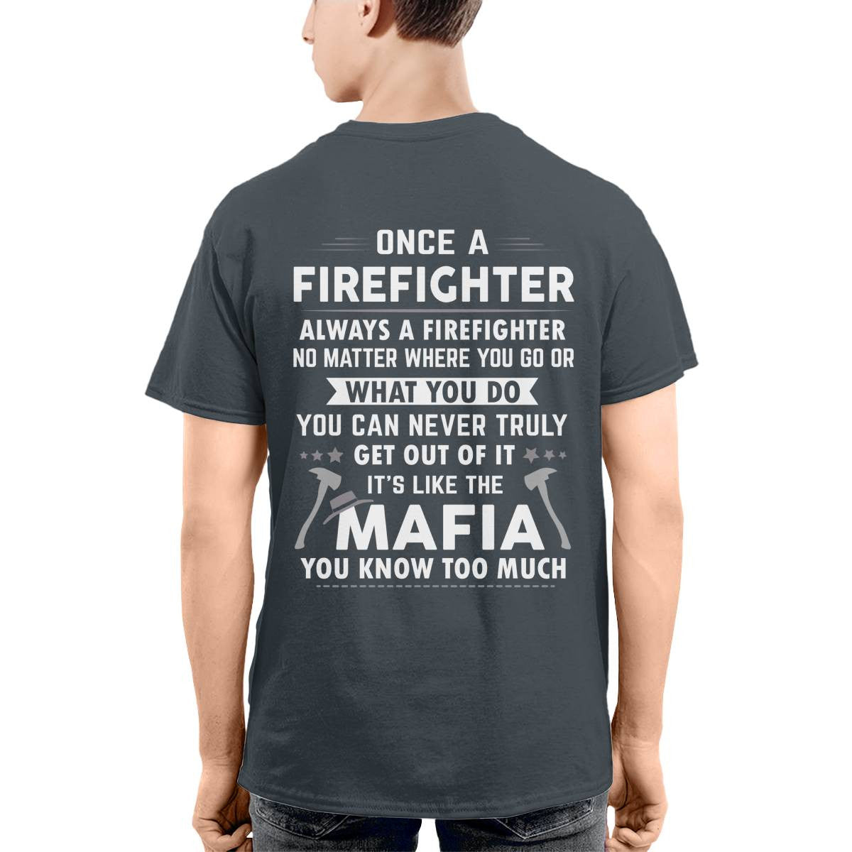 Awesome Firefighter-T-shirt - grunx260804-0156