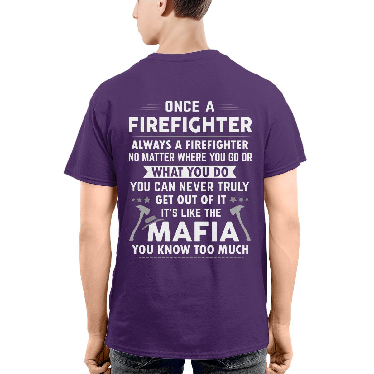 Awesome Firefighter-T-shirt - grunx260804-0156