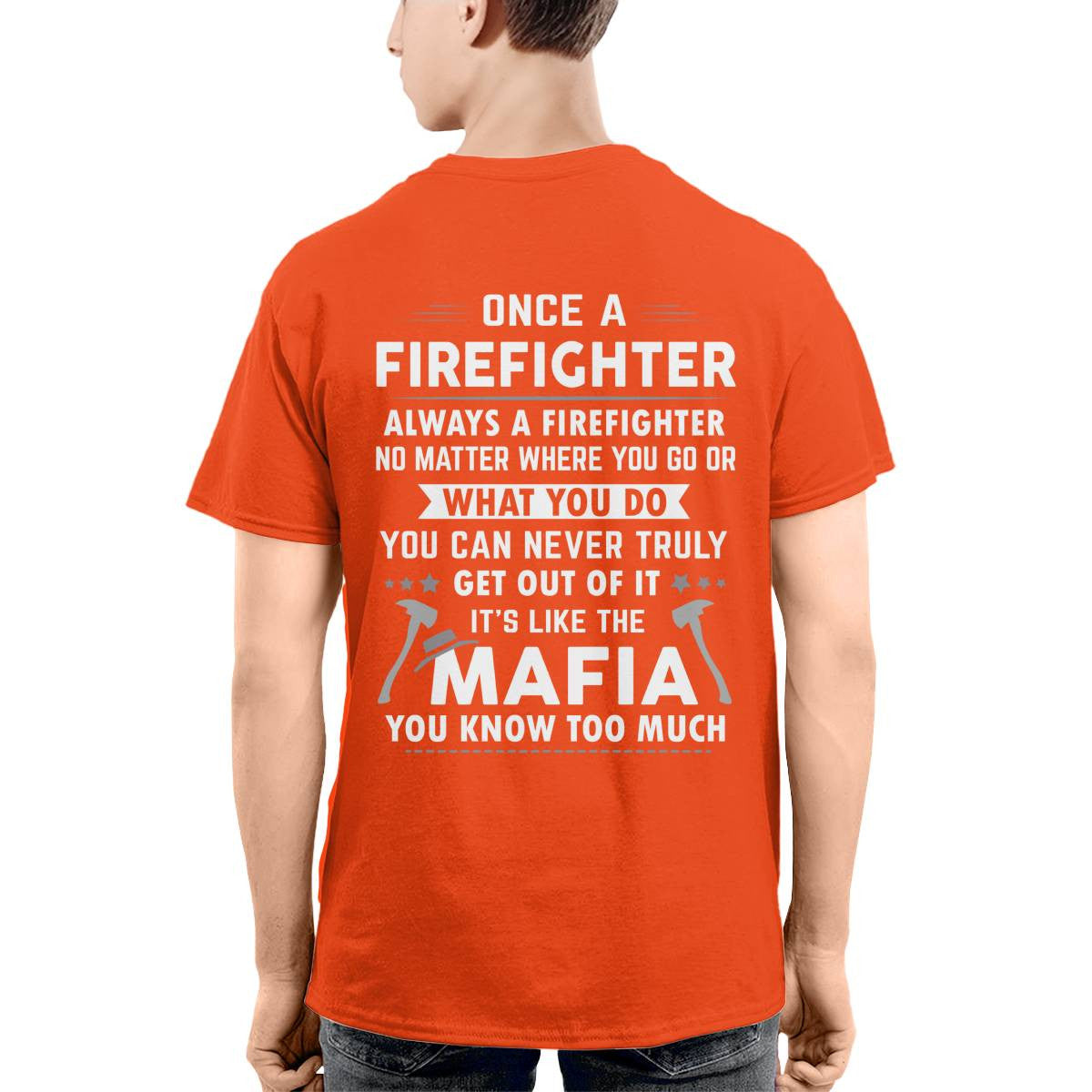 Awesome Firefighter-T-shirt - grunx260804-0156