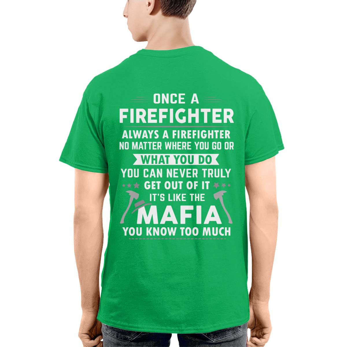 Awesome Firefighter-T-shirt - grunx260804-0156