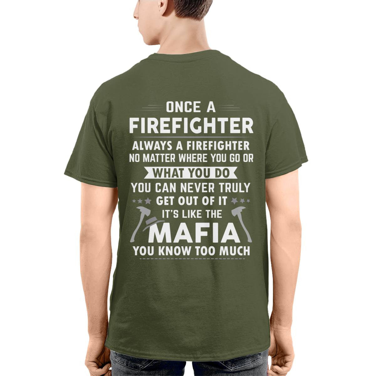 Awesome Firefighter-T-shirt - grunx260804-0156