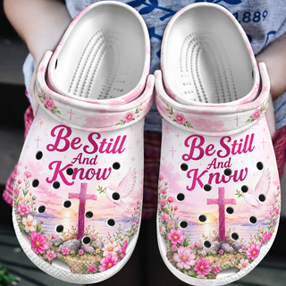 Be Still And Know Clogs Shoes