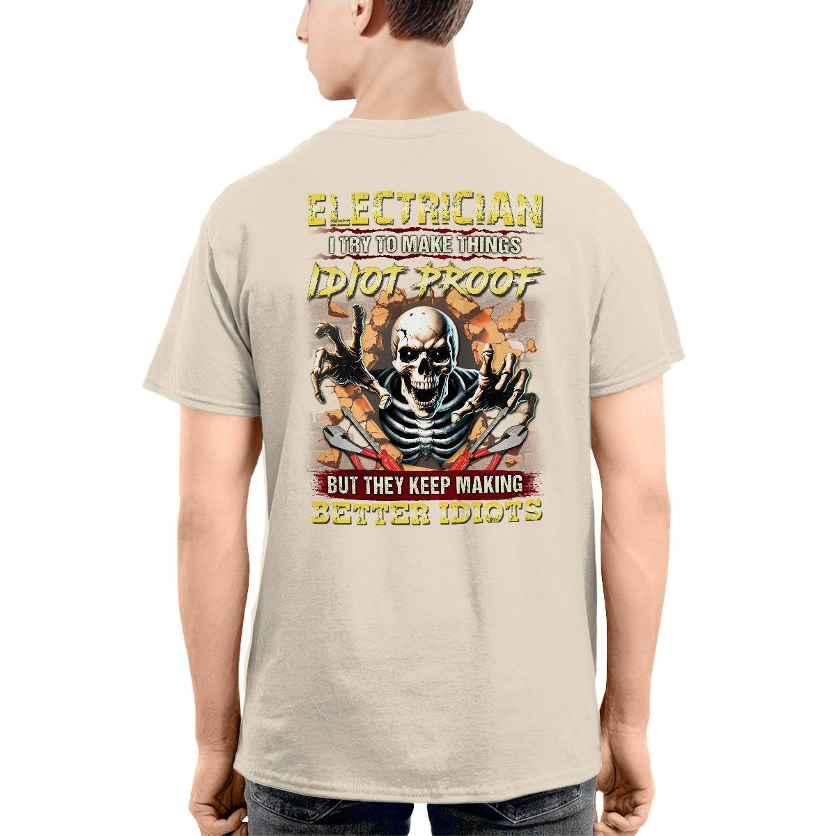 Awesome Electrician-T-shirt - grunx260804-0086