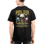 Awesome HVAC Tech using a high school diploma-T-shirt - grunx260804-0248