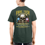 Awesome HVAC Tech using a high school diploma-T-shirt - grunx260804-0248