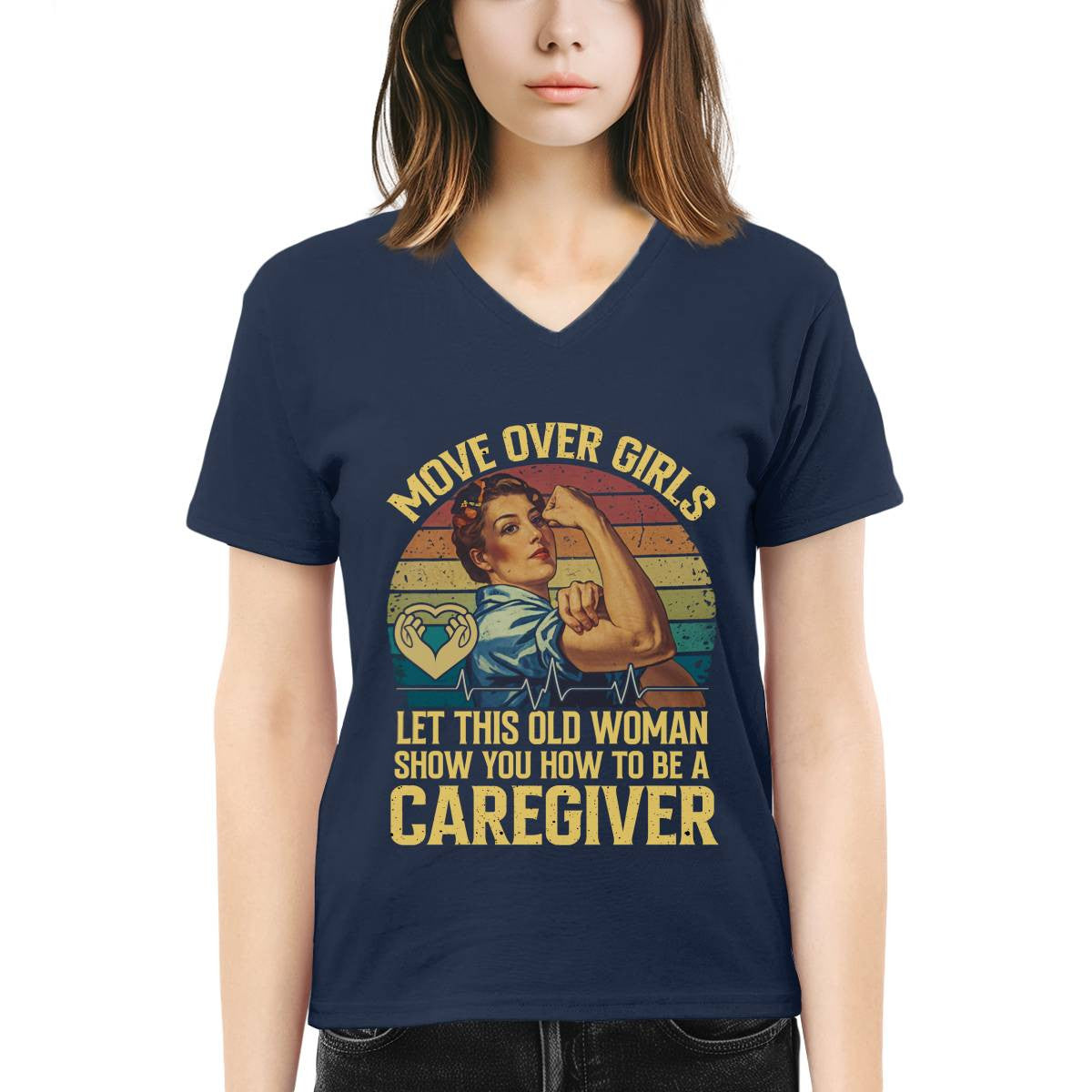 Awesome Caregiver-T-shirt-#F310824OVGIR2FCAREZ4
