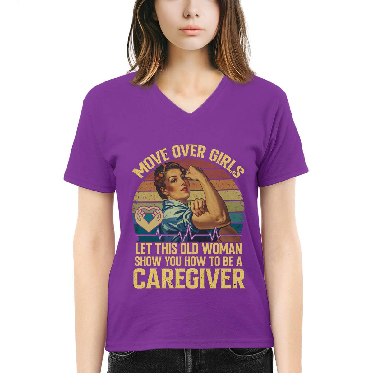Awesome Caregiver-T-shirt-#F310824OVGIR2FCAREZ4
