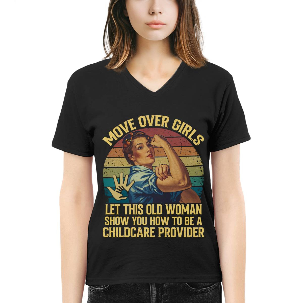 Awesome Childcare Provider-T-shirt-#F310824OVGIR2FCHPRZ4