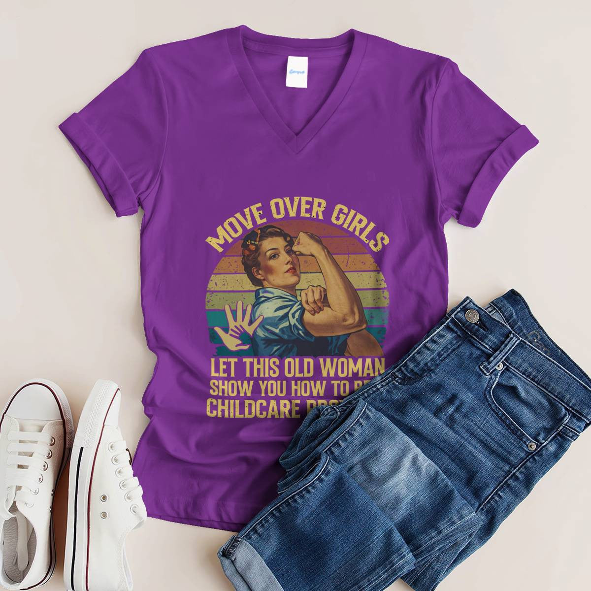 Awesome Childcare Provider-T-shirt-#F310824OVGIR2FCHPRZ4