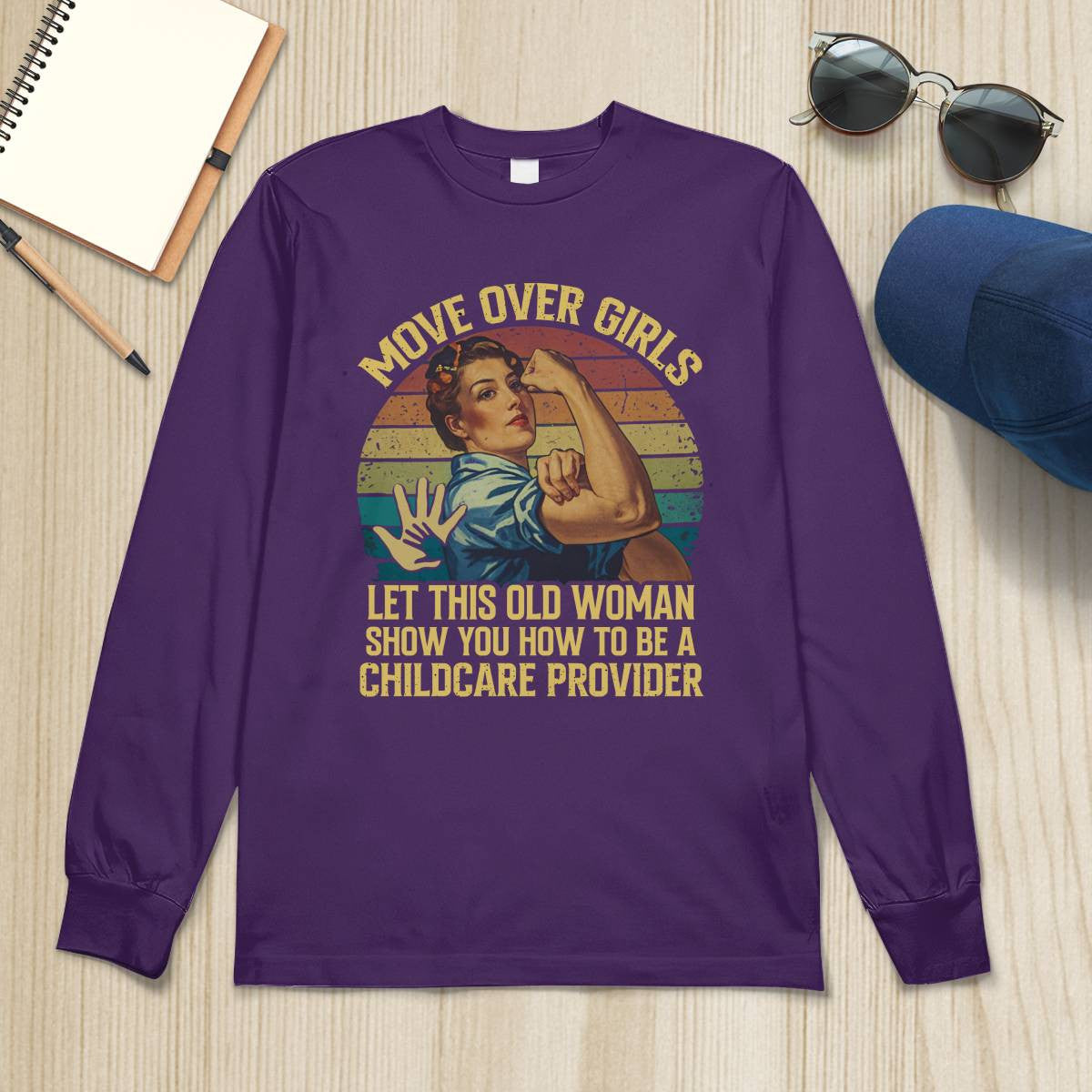 Awesome Childcare Provider-T-shirt-#F310824OVGIR2FCHPRZ4
