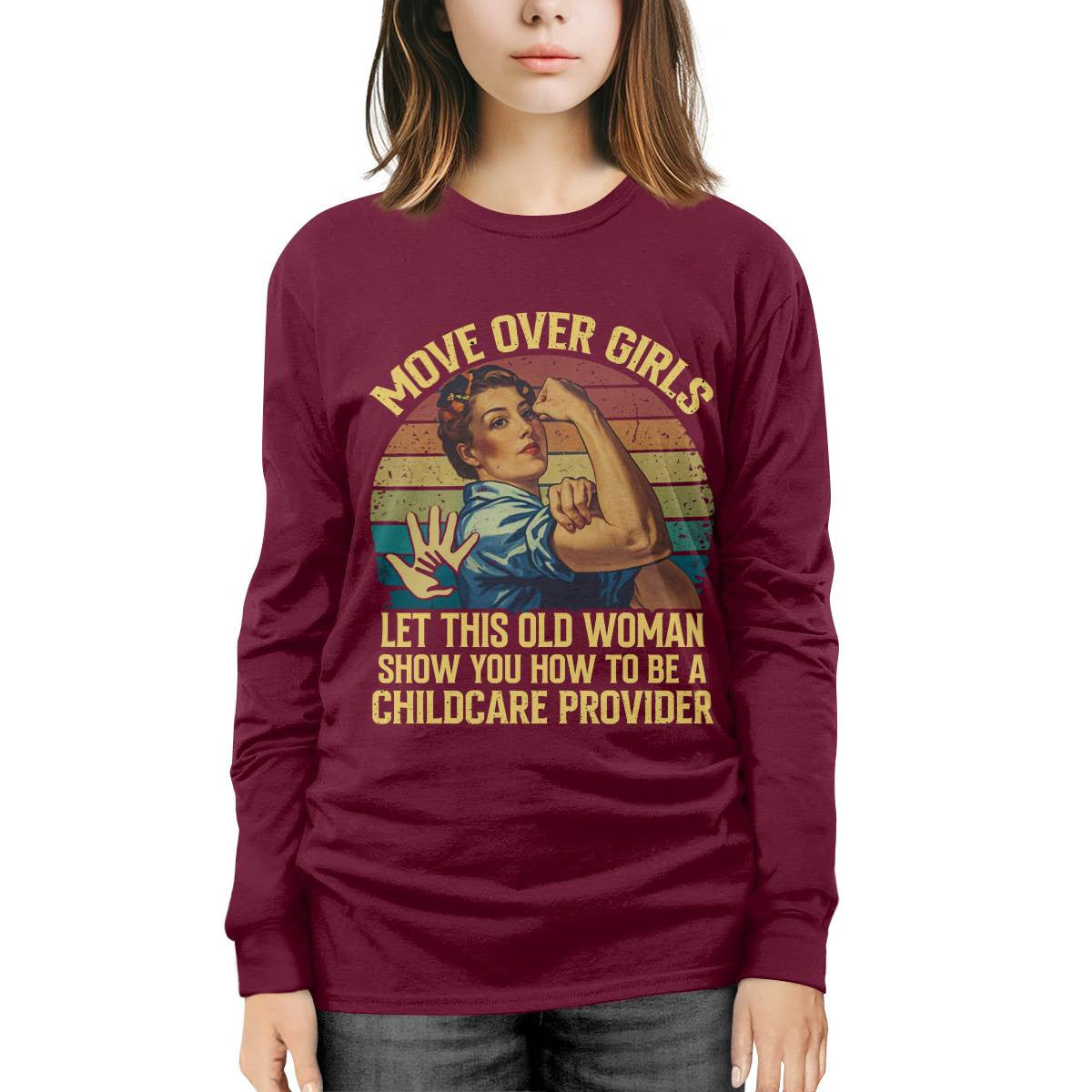 Awesome Childcare Provider-T-shirt-#F310824OVGIR2FCHPRZ4