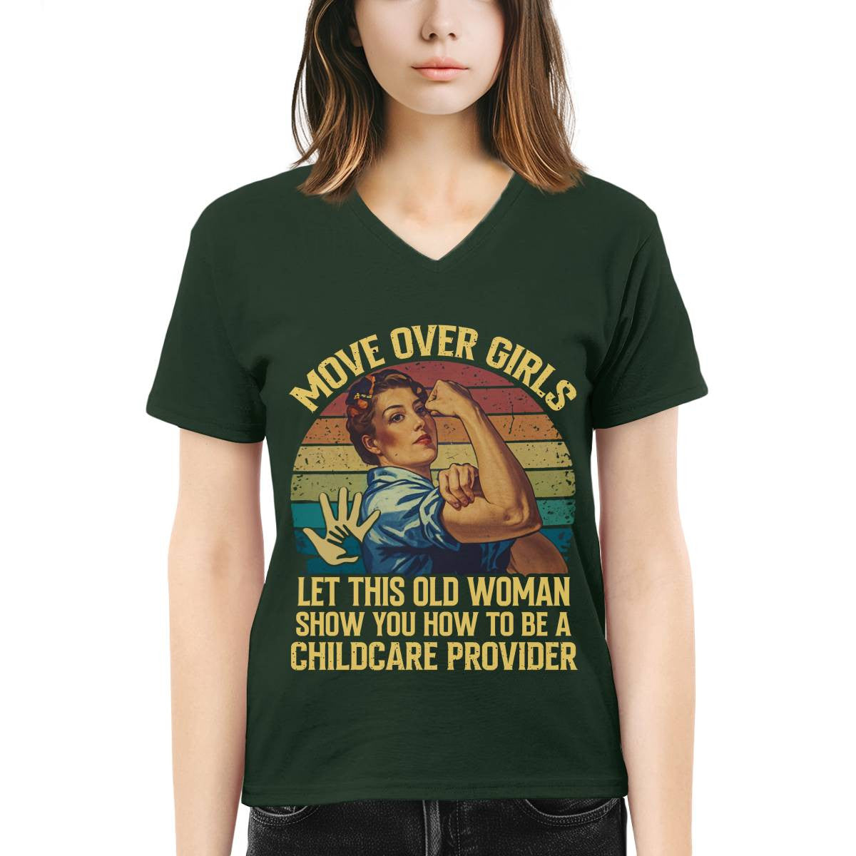 Awesome Childcare Provider-T-shirt-#F310824OVGIR2FCHPRZ4