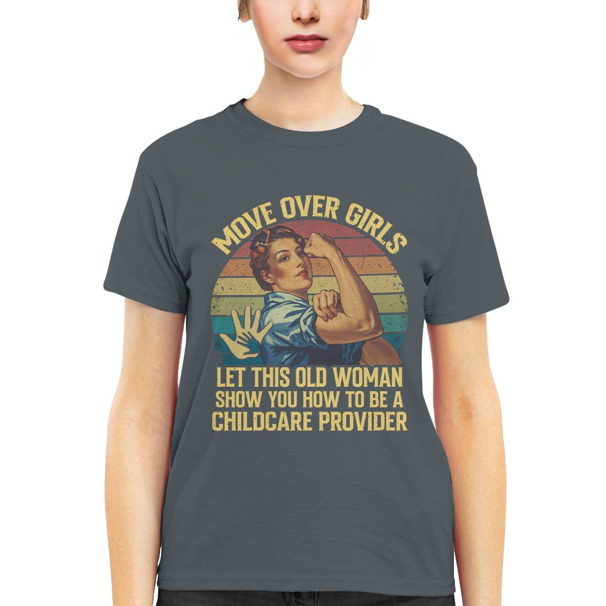 Awesome Childcare Provider-T-shirt-#F310824OVGIR2FCHPRZ4