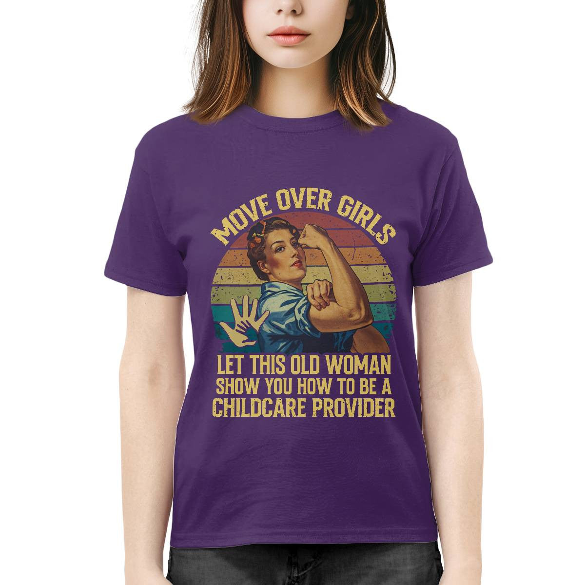 Awesome Childcare Provider-T-shirt-#F310824OVGIR2FCHPRZ4