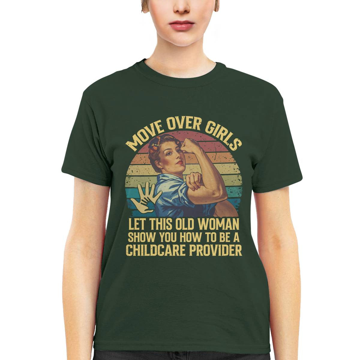 Awesome Childcare Provider-T-shirt-#F310824OVGIR2FCHPRZ4