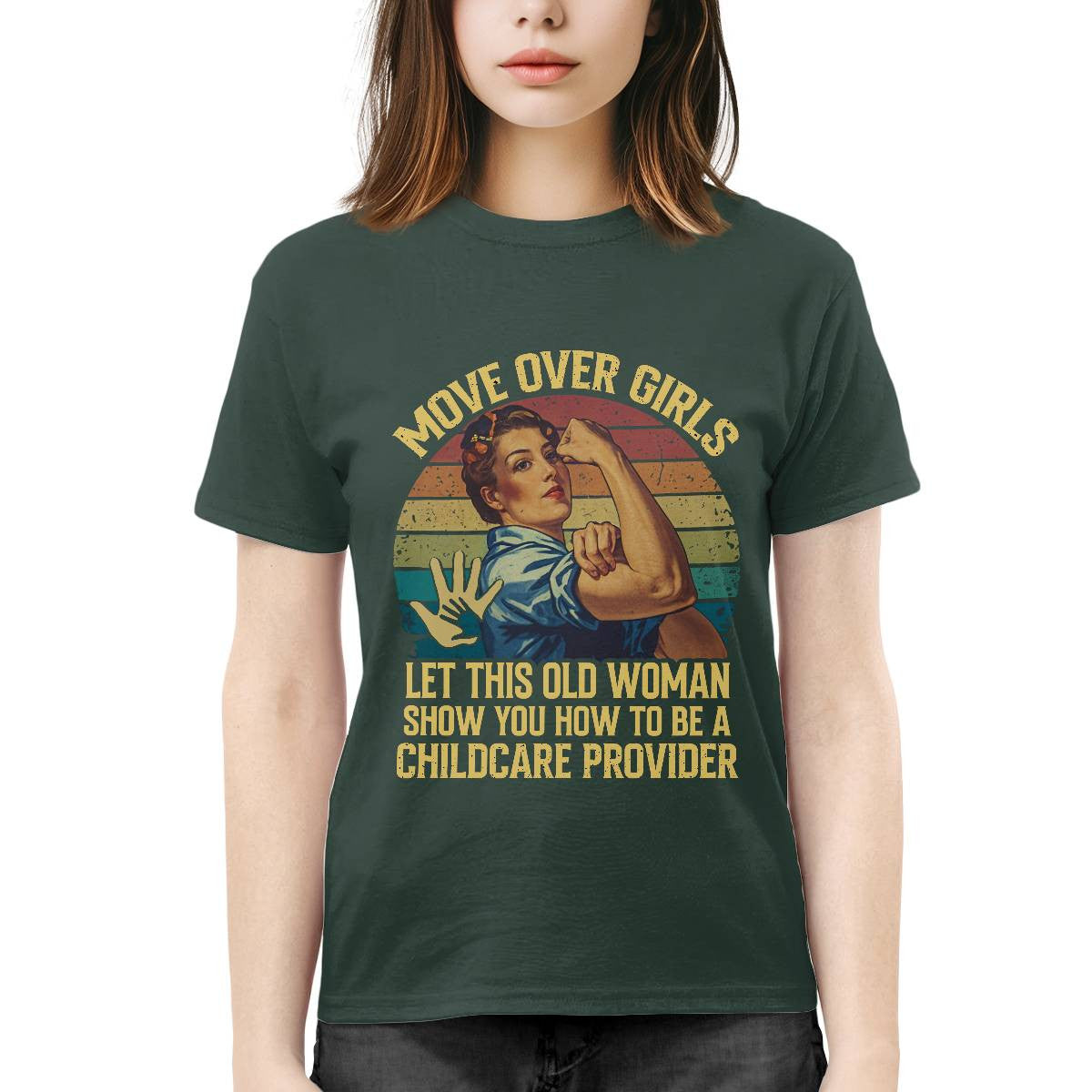 Awesome Childcare Provider-T-shirt-#F310824OVGIR2FCHPRZ4