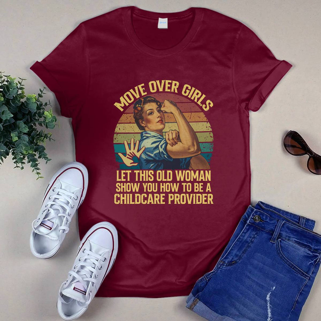 Awesome Childcare Provider-T-shirt-#F310824OVGIR2FCHPRZ4