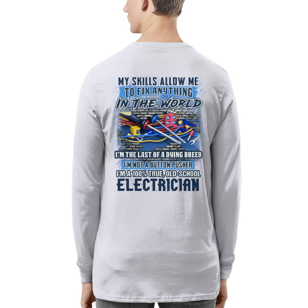 Awesome Electrician-T-shirt - grunx260804-0083