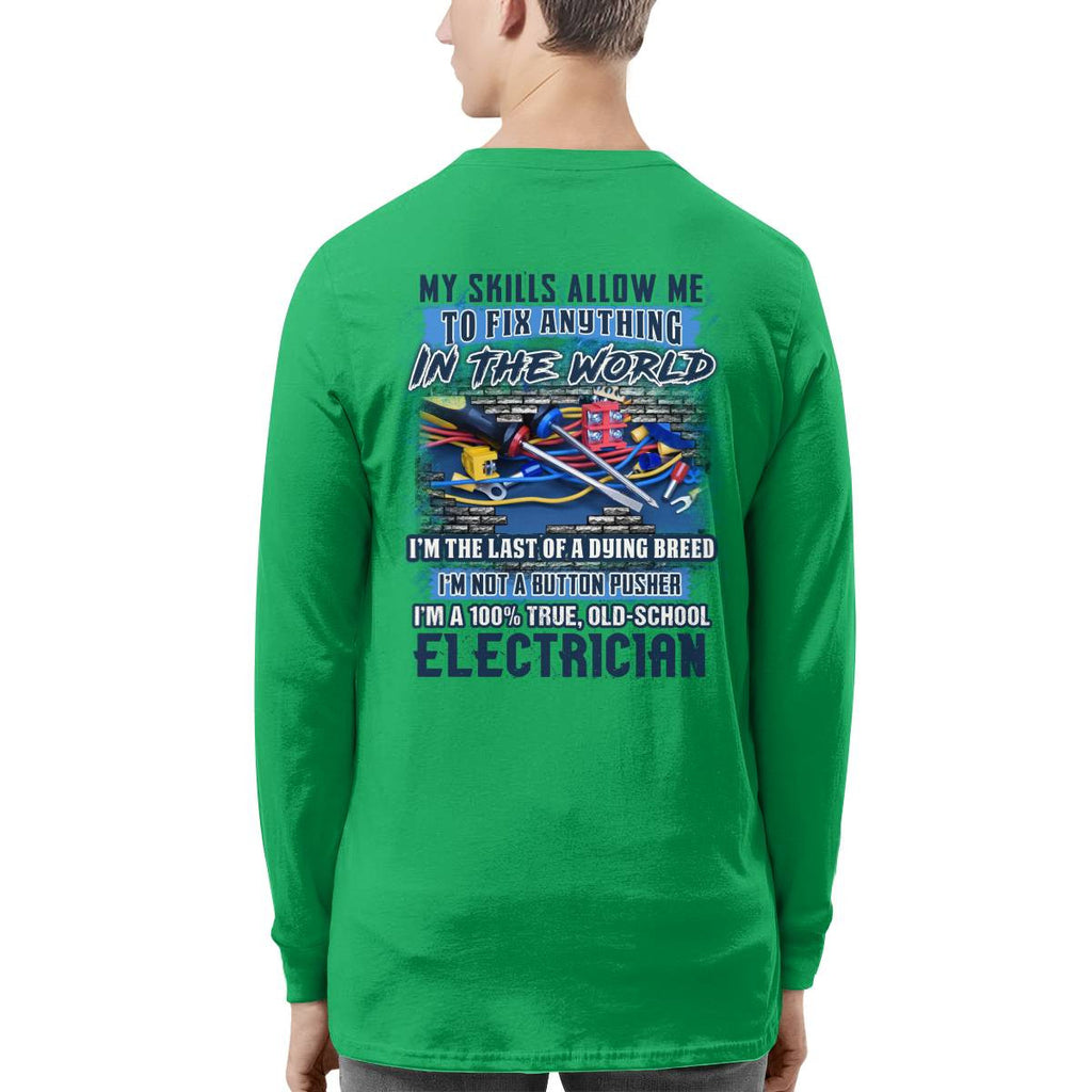 Awesome Electrician-T-shirt - grunx260804-0083