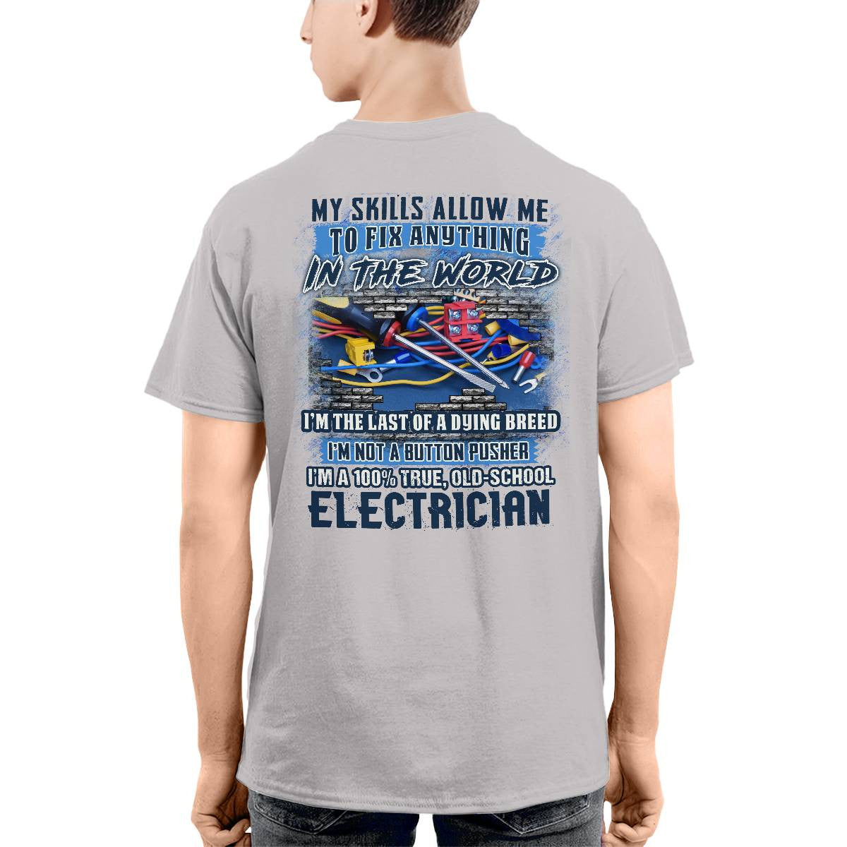 Awesome Electrician-T-shirt - grunx260804-0083