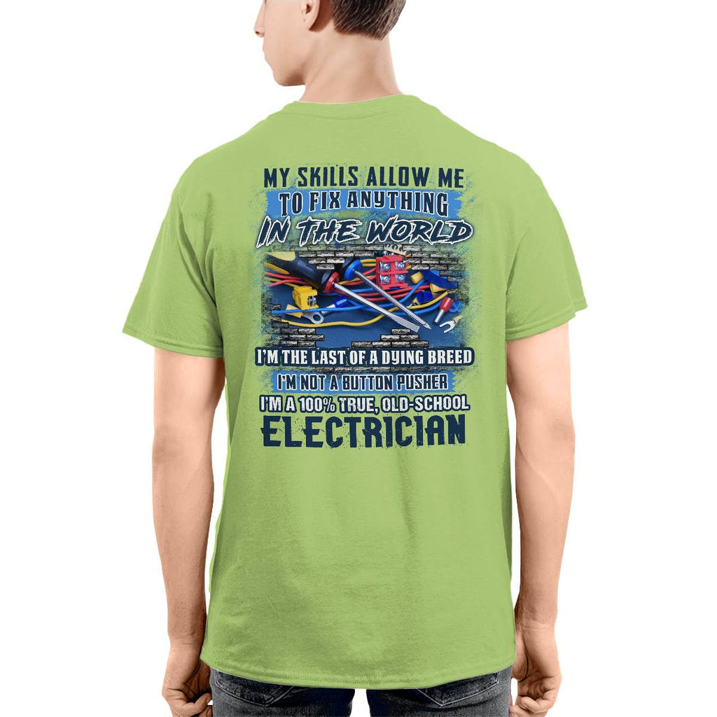 Awesome Electrician-T-shirt - grunx260804-0083