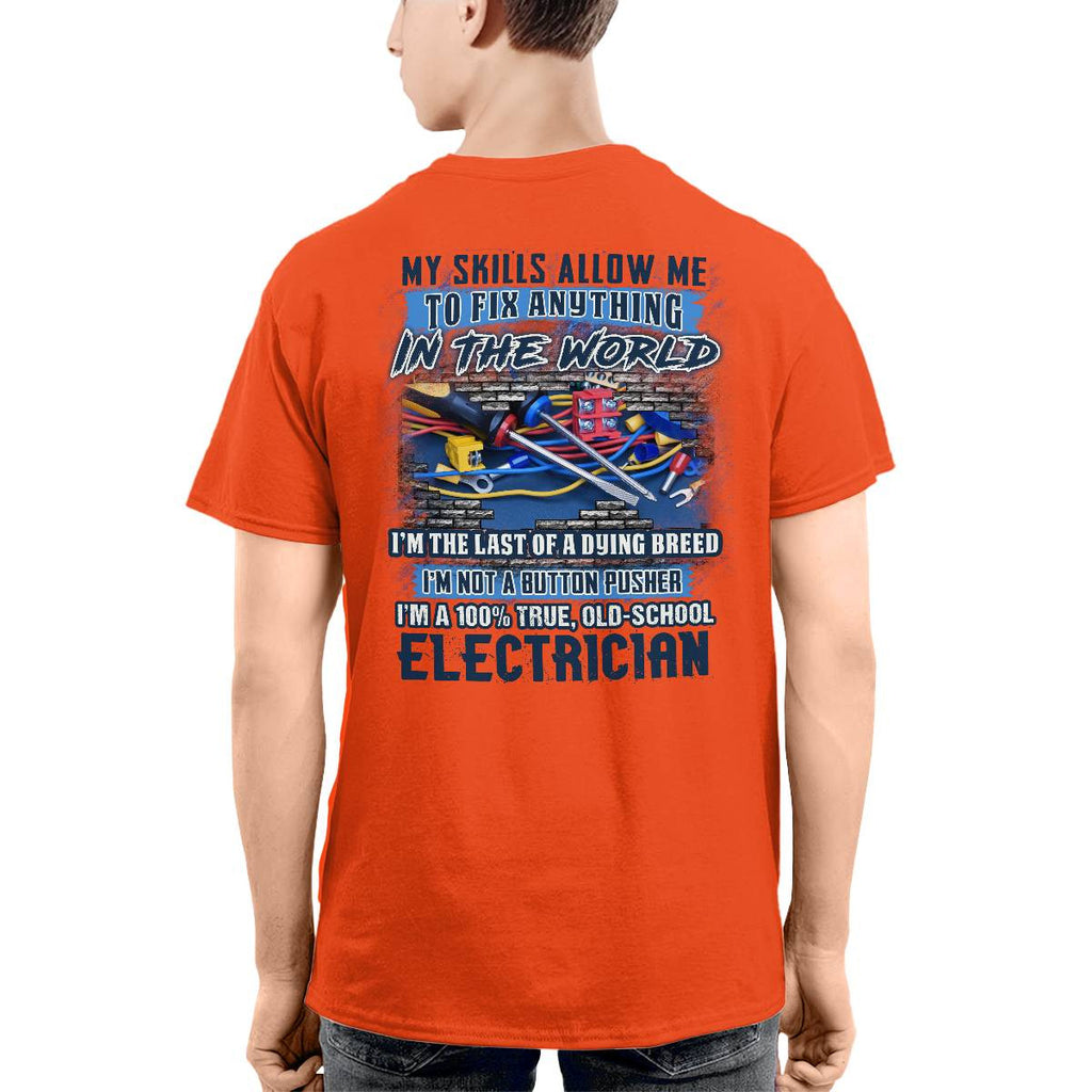 Awesome Electrician-T-shirt - grunx260804-0083