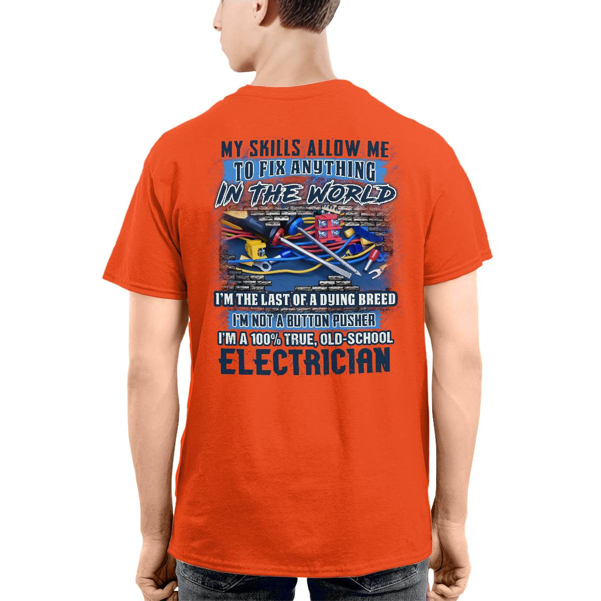 Awesome Electrician-T-shirt - grunx260804-0083