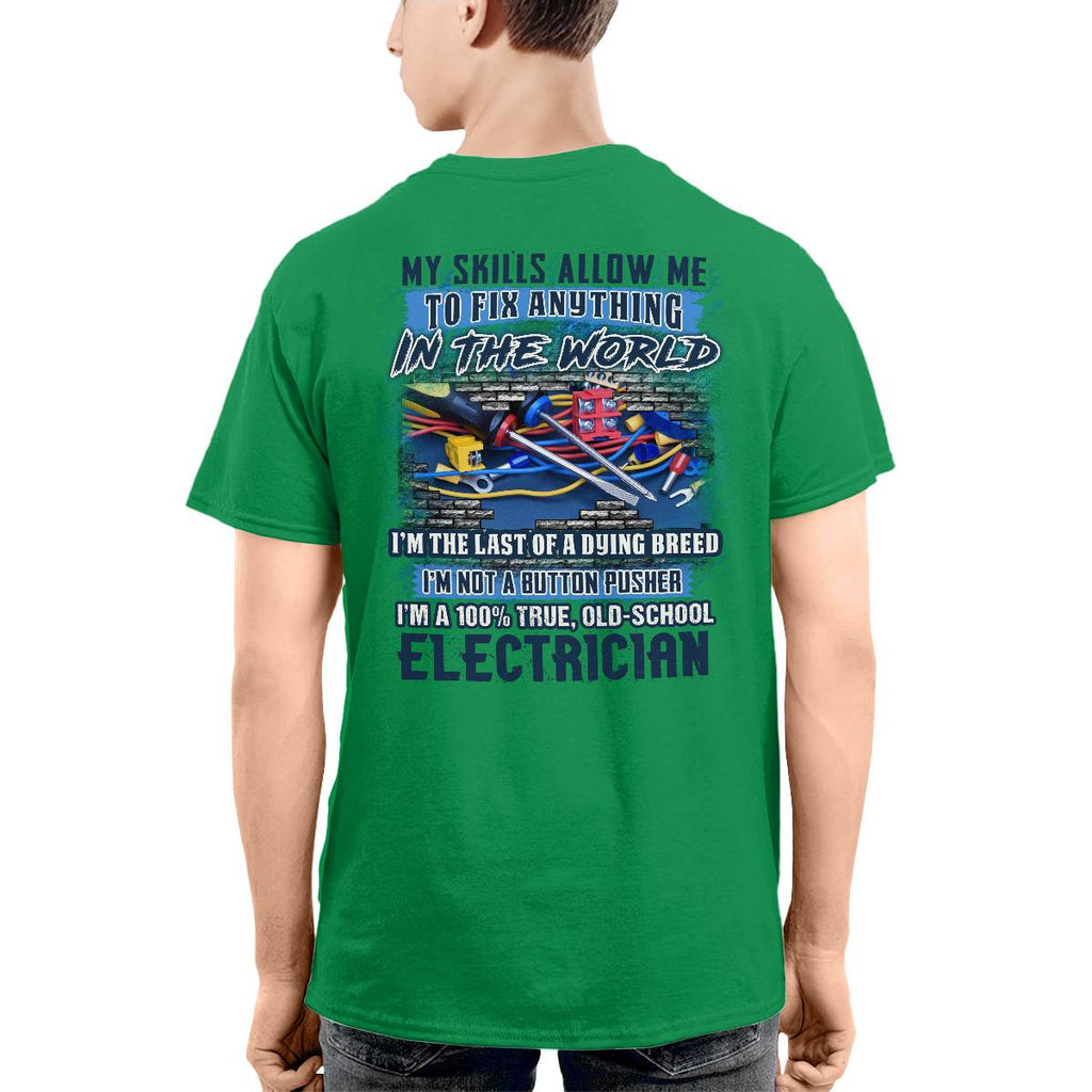 Awesome Electrician-T-shirt - grunx260804-0083