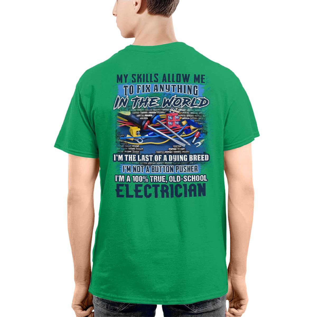 Awesome Electrician-T-shirt - grunx260804-0083