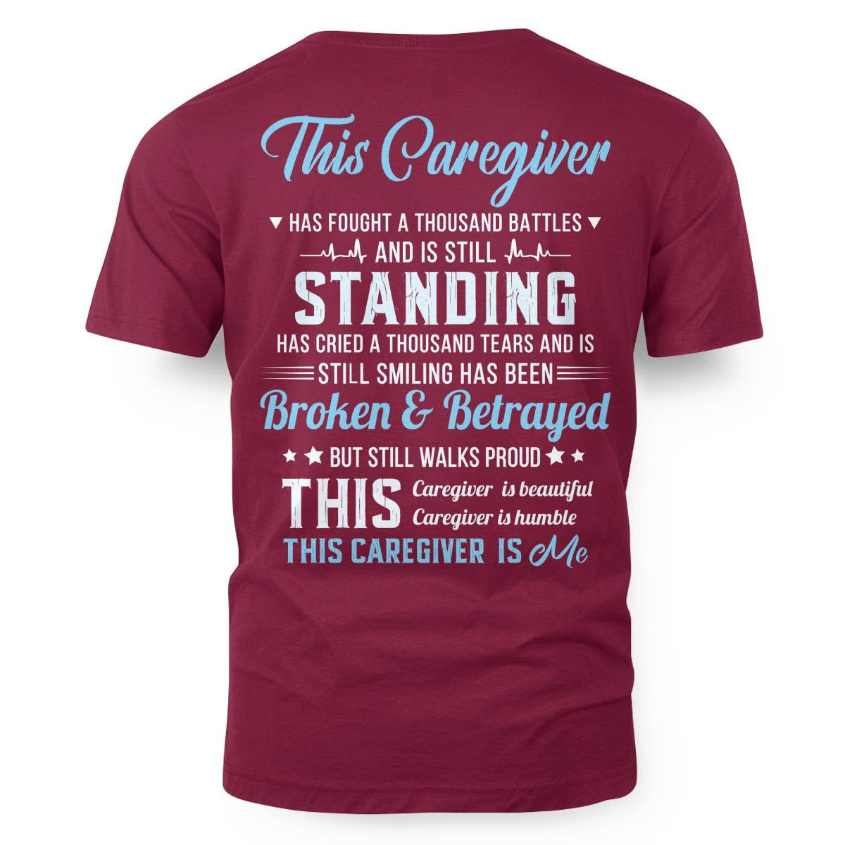 Awesome Caregiver-T-shirt-#F250724SMLNG1BCAREZ8