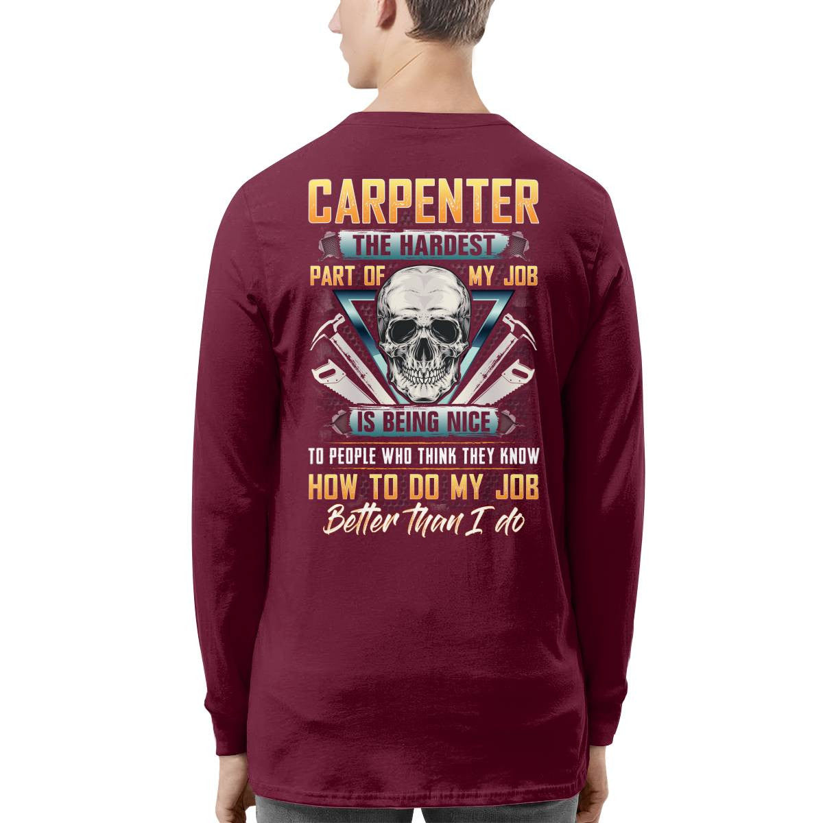 Awesome Carpenter-T-shirt-#M260624MYJOB15BCARPZ8