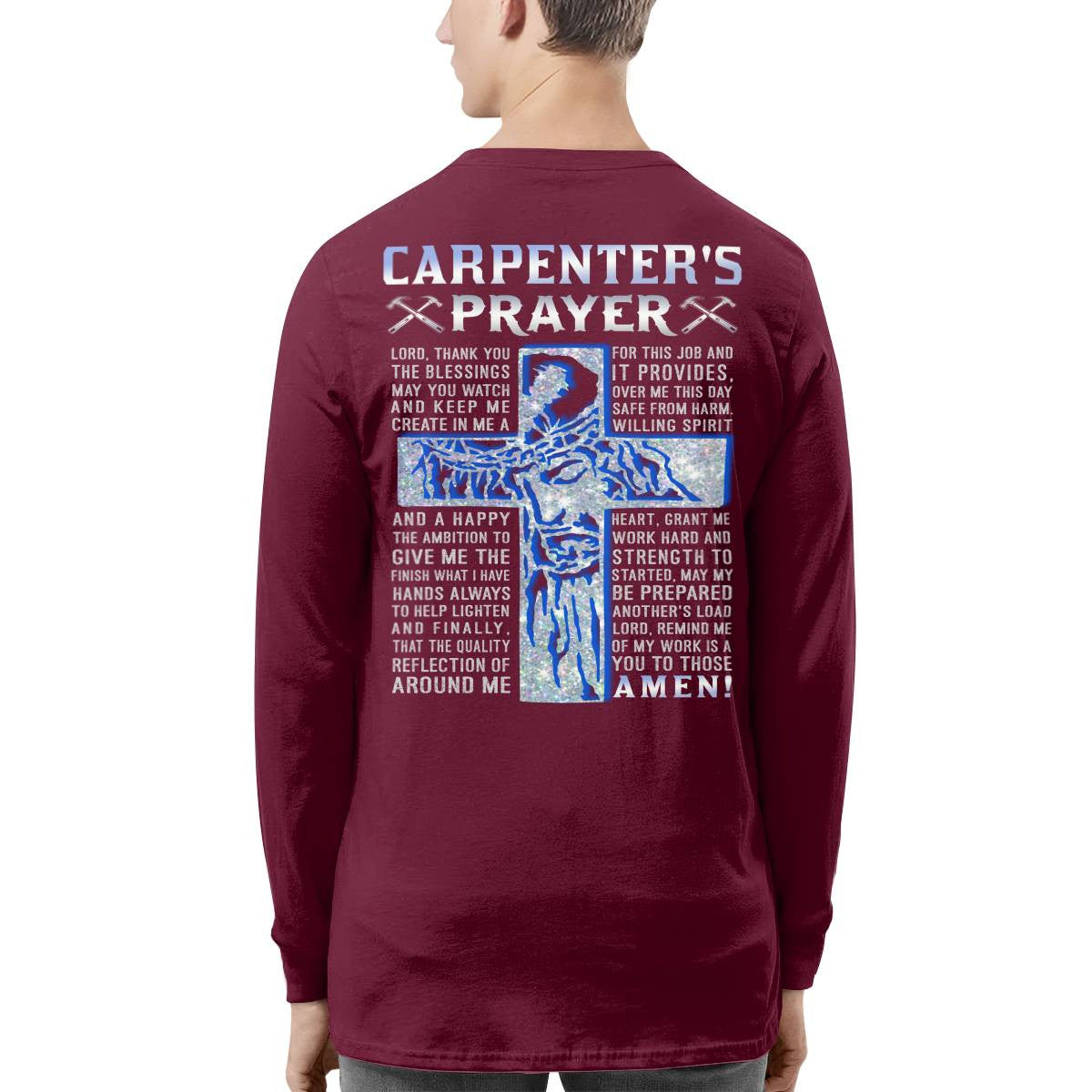 Carpenter's Prayer -Hoodie-#M221124PRAY7BCARPZ2